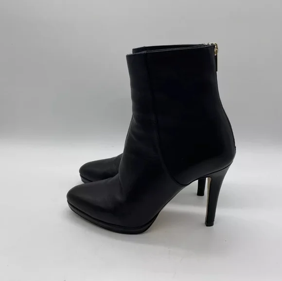 Jimmy Choo Designer Leather Ankle Boots Heel Women Sz 4.5